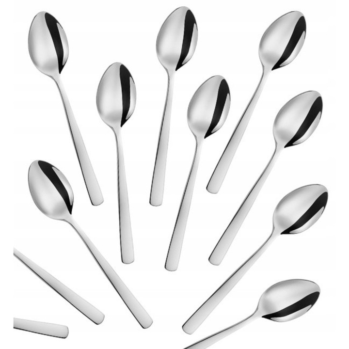 Set tacamuri Amefa Phoenix, 18 lingurite din otel inoxidabil 18/0, finisaj lucios, 2,5 mm