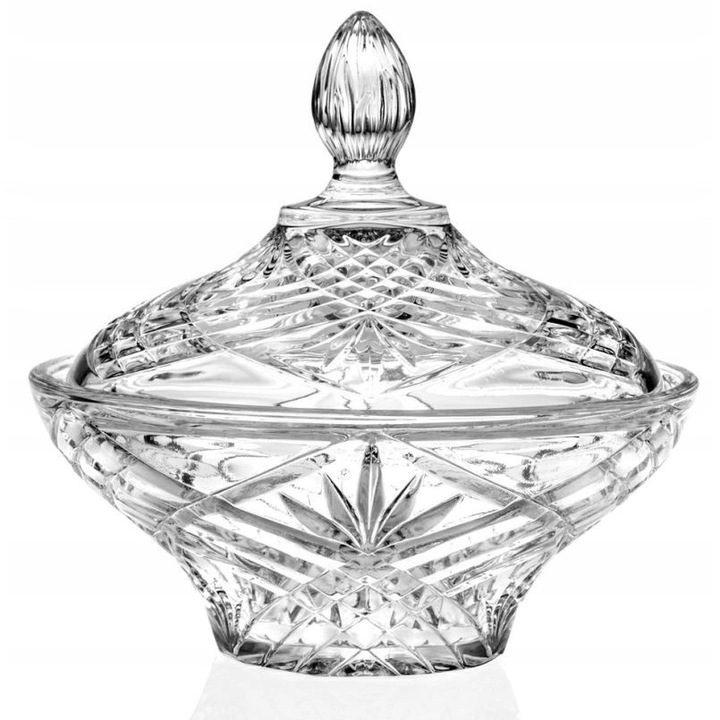 Bomboniera RCR Melodia, 18 cm, cristal Luxion, design clasic, transparent
