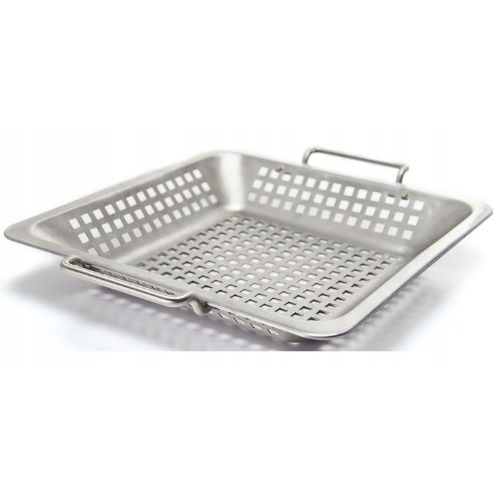 Broil King grilltálca, rozsdamentes acél, négyzet alakú, 1 darab