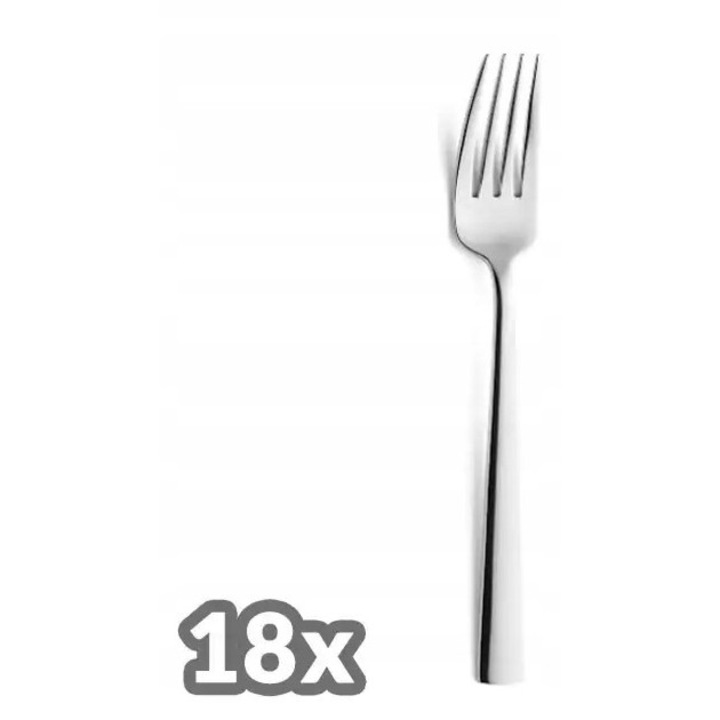 Set tacamuri Amefa Bliss, 18 piese, 19,9 cm, inox, lucios