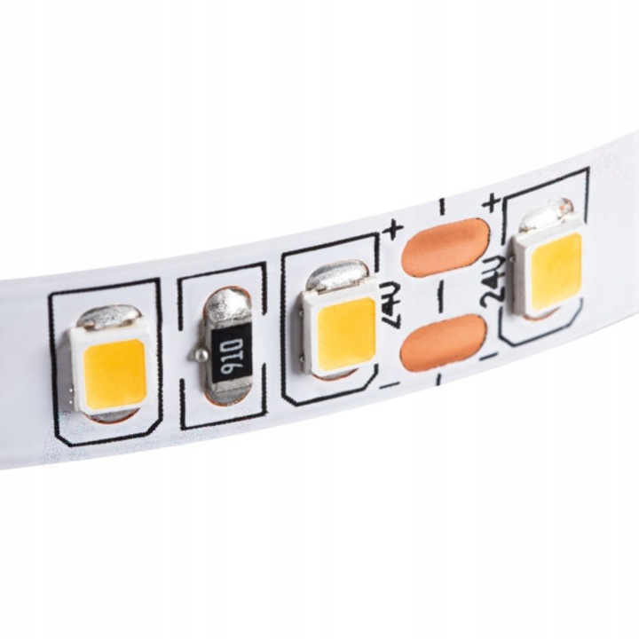 LED лента Kanlux L120 16W/m 24V IP00 топла 5м