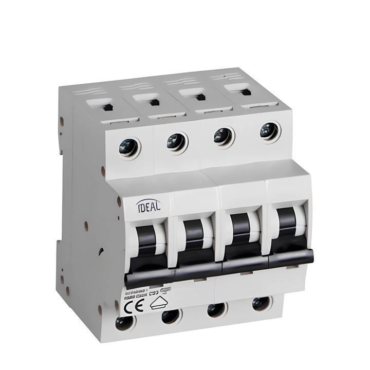 Автоматичен прекъсвач KANLUX KMB6-B25/4, 25A, 4 фази, IP20