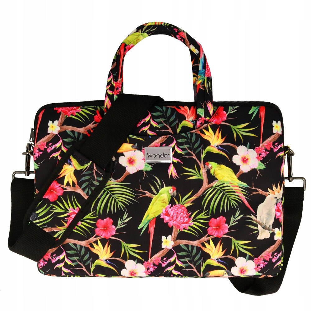 Geanta laptop Wonder Briefcase, 13-14 inch, protectie ridicata, dimensiuni 34x23cm, culoare exotica