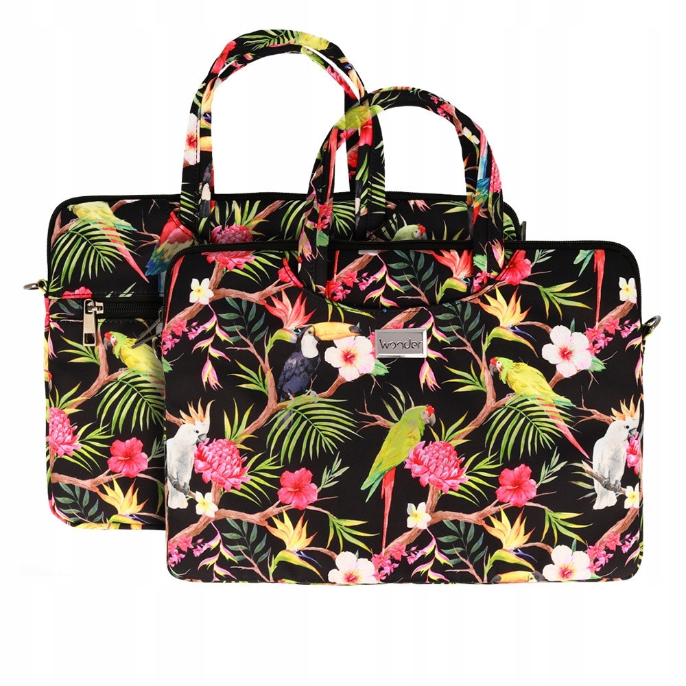 Geanta laptop Wonder Briefcase, 13-14 inch, protectie ridicata, dimensiuni 34x23cm, culoare exotica