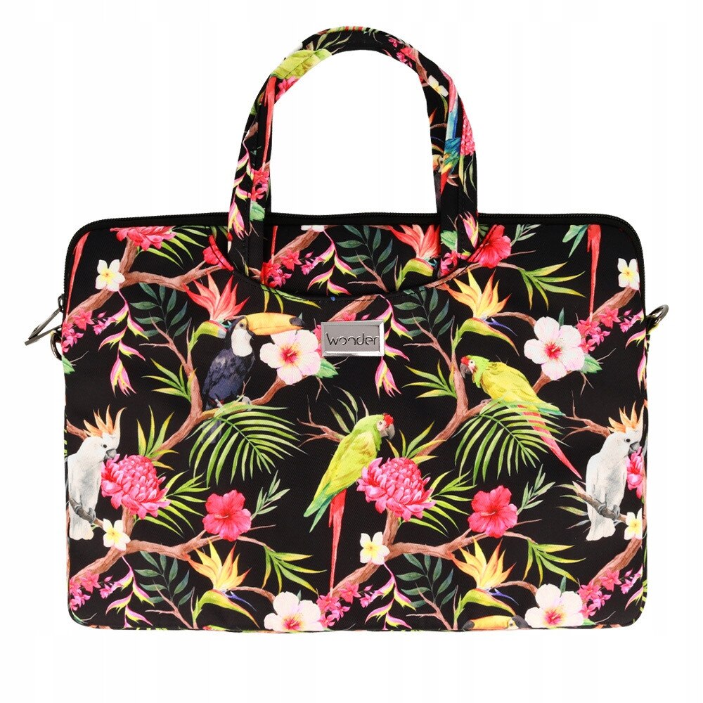 Geanta laptop Wonder Briefcase, 13-14 inch, protectie ridicata, dimensiuni 34x23cm, culoare exotica