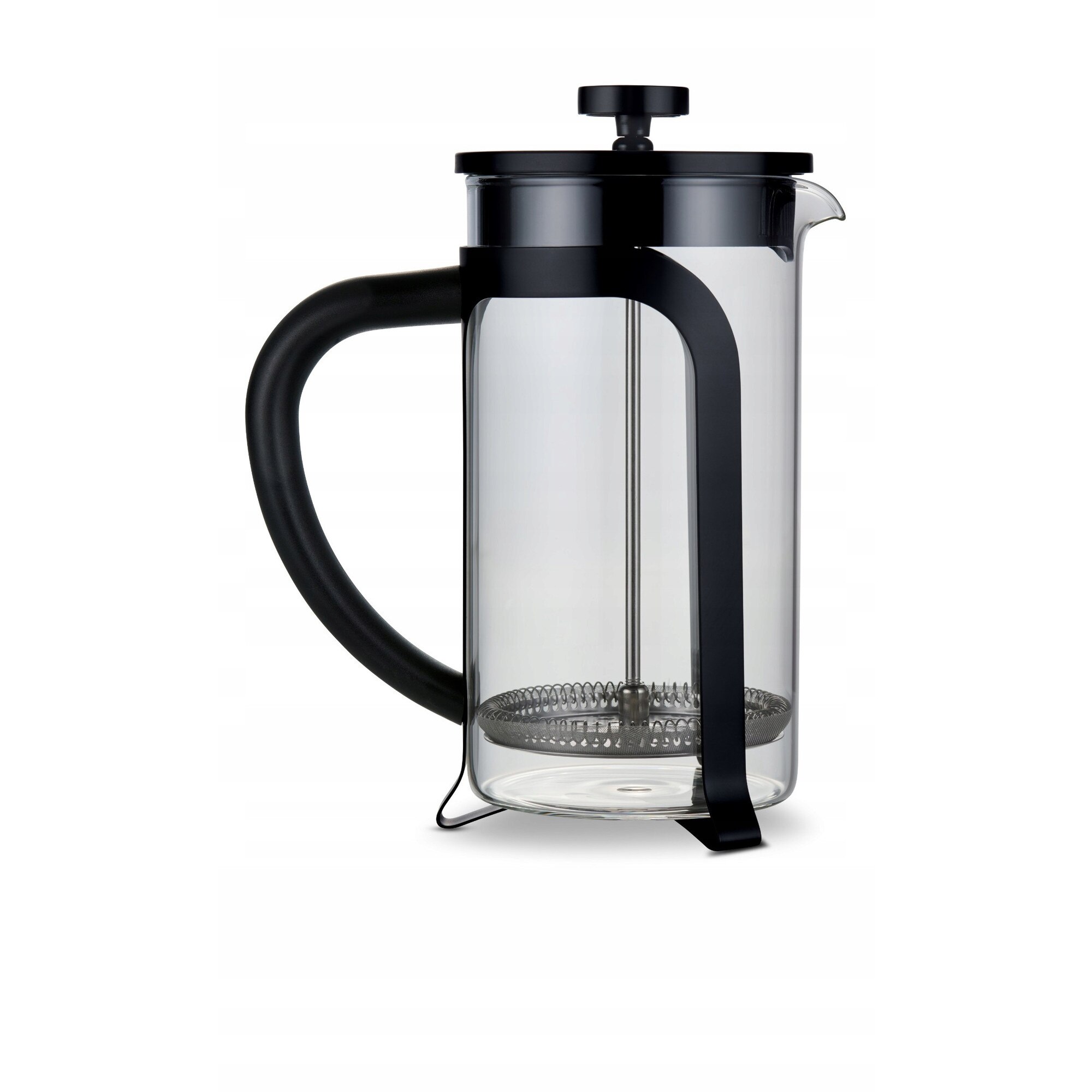 Cafetiere Tchibo, 800ml, sticla borosilicata, inox, negru