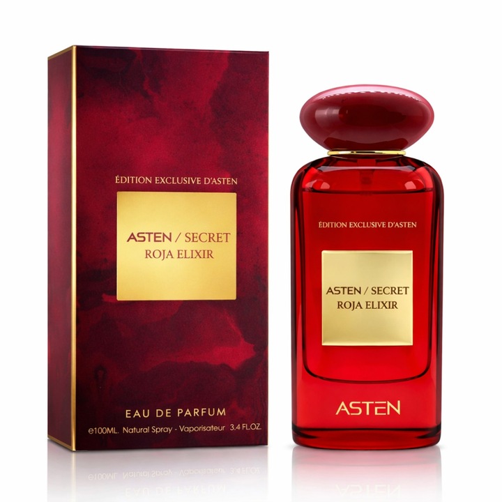 Női parfüm, ASTEN, Secret Roja Elixir, 100 ml, EDP, intenzív orientális