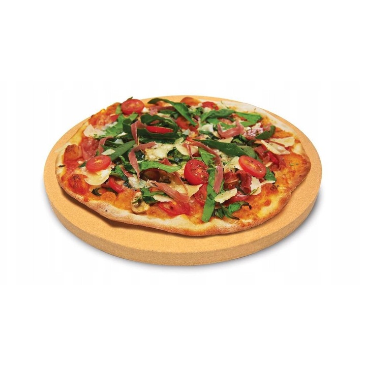 Piatra de gratar Broil King, 38x1,9cm, pentru pizza si prajituri