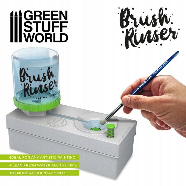 Green Stuff World ecset tisztító lap, 11123, zöld, tiszta vízhez, automata tisztító rendszer