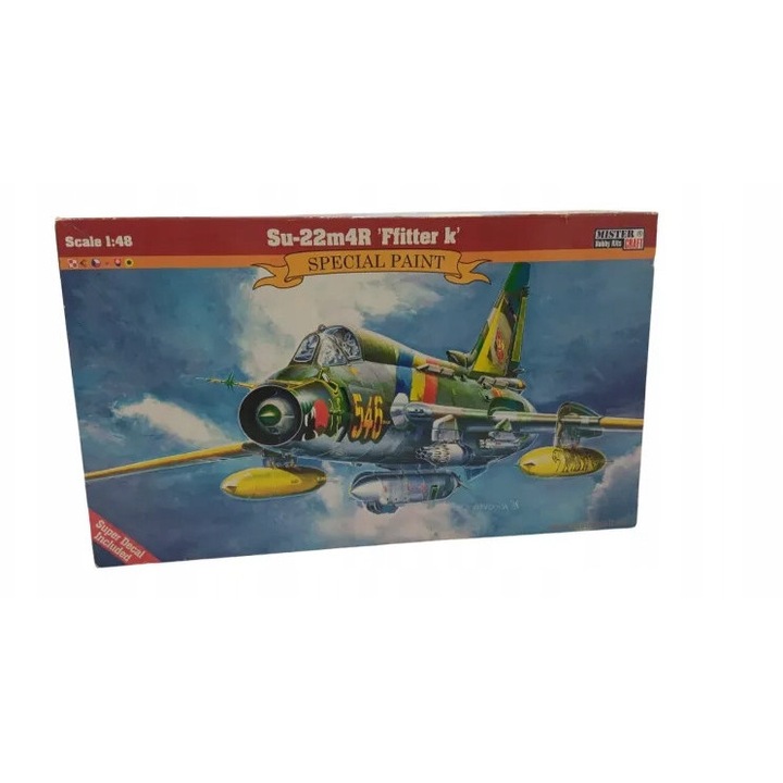 Repülőmodell, Mister Craft, Szu-22 M4R Fitter K, 1:48, összeállító és festő készlet