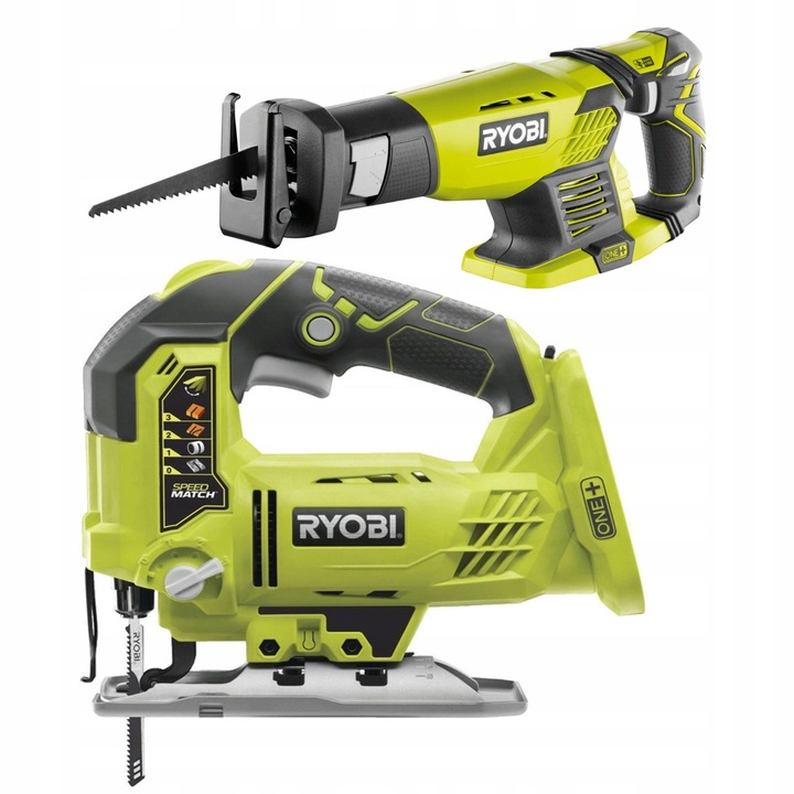 Комплект електрически триони Ryobi Pila Szablasta 18V, Wyrzynarka 18V, 22mm, 180mm, 25mm