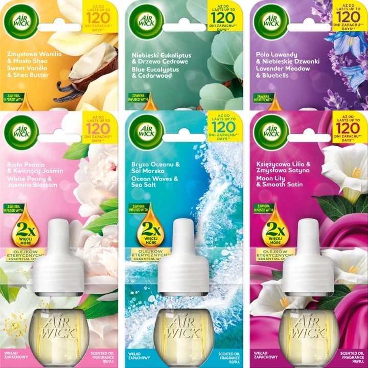 Air Wick szobaillatosító készlet 6 utántöltő mix