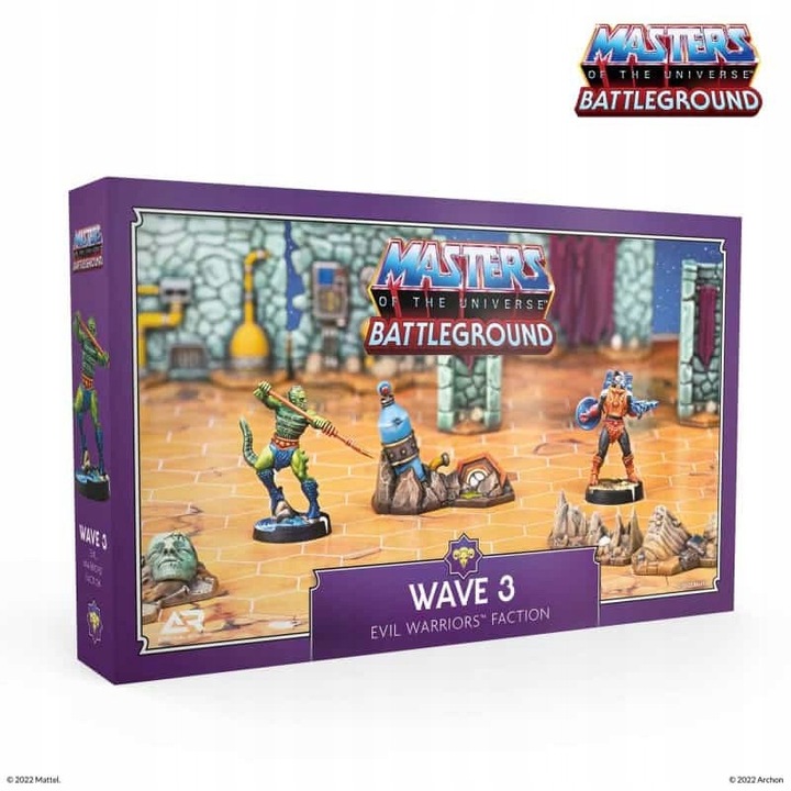 Wave 3 - Masters of the Universe Factiona Raului, комплект с 2 минифигурки, аксесоари, 16 карти, черен