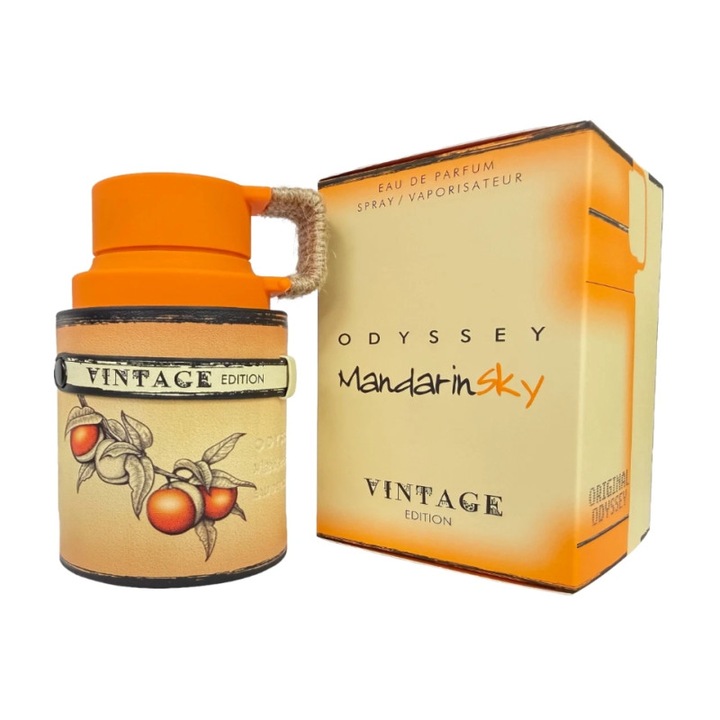 Apa de Parfum Armaf Odyssey Mandarin Sky Vintage Edition 100 ml, unisex, note citrice, ambra