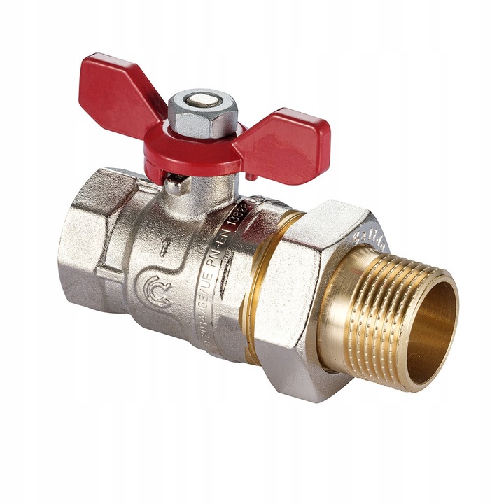 Calido S30 golyóscsap, 1" (DN25), 30 bar, -20C és 150C között, fűtési és ivóvízrendszerekhez