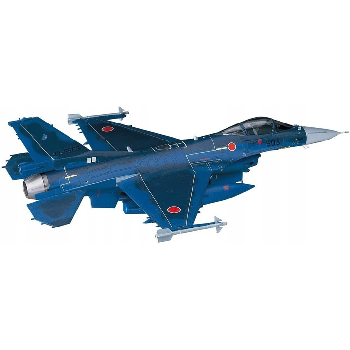 Hasegawa F-2A/B 1:72 repülőgépmodell, összeépítő készlet, 1/72 méretarány, ragasztó és festékek nélkül