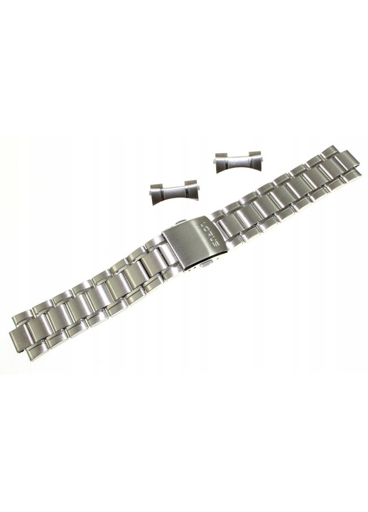 Lorus óraszíj, RQA063X modell, 22 mm, rozsdamentes acél, ezüst, maximális hossza 18 cm