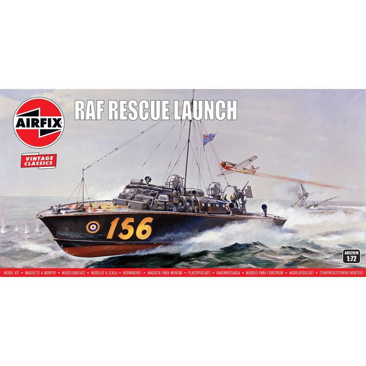 Macheta nava Airfix RAF Rescue Launch 1:72
