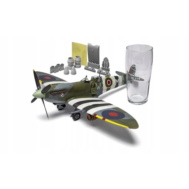 Пластмасов модел за сглобяване Supermarine Spitfire Mk.IXc - Размах на крилете 1:24, 469 мм, 452 части