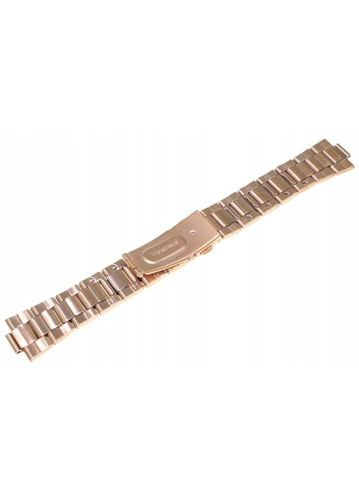 Bratara pentru ceas Lorus, model RH729X, 8 mm, roz arany színű rozsdamentes acél, maximális hossza 16,5 cm