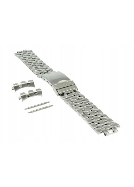 Casio MTP-1222 óraszíj, ezüst, 20mm