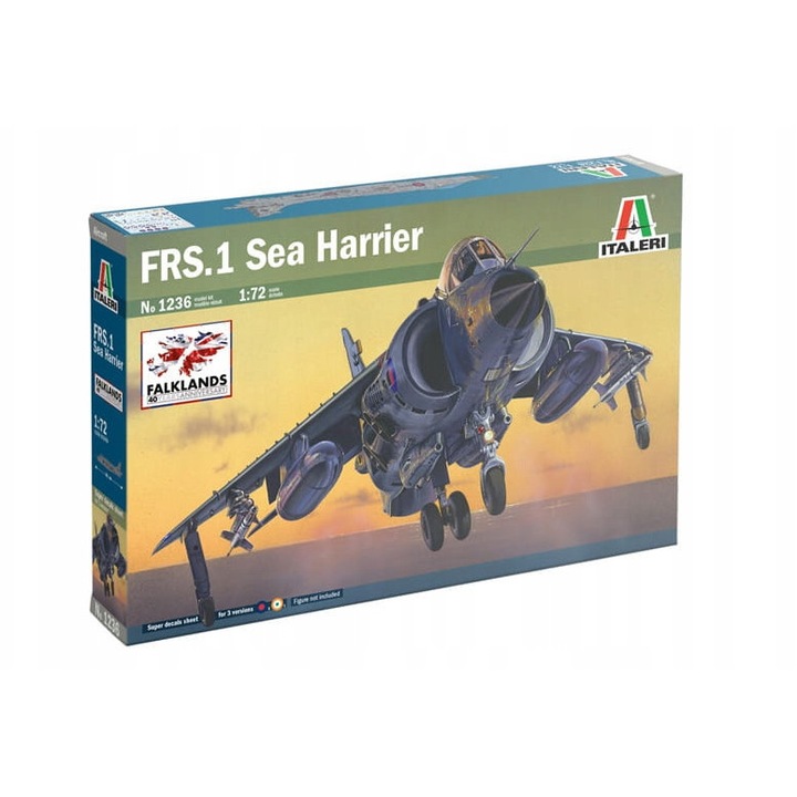 Italeri 1:72 Sea Harrier FRS.1 műanyag makett, 20,1cm, többszínű
