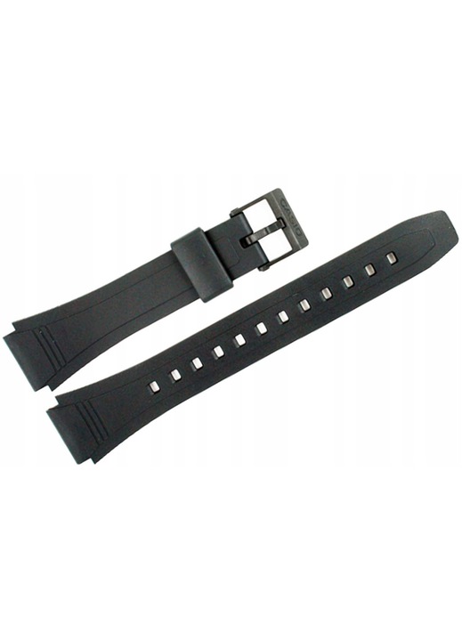 Eredeti szíj Casio DB-36 órához, 18x23mm, fekete, teleszkópokkal együtt