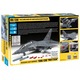 Zvezda YAK-130 1:48 műanyag modell, 340 elem, Oroszország, Laosz, Banglades színek