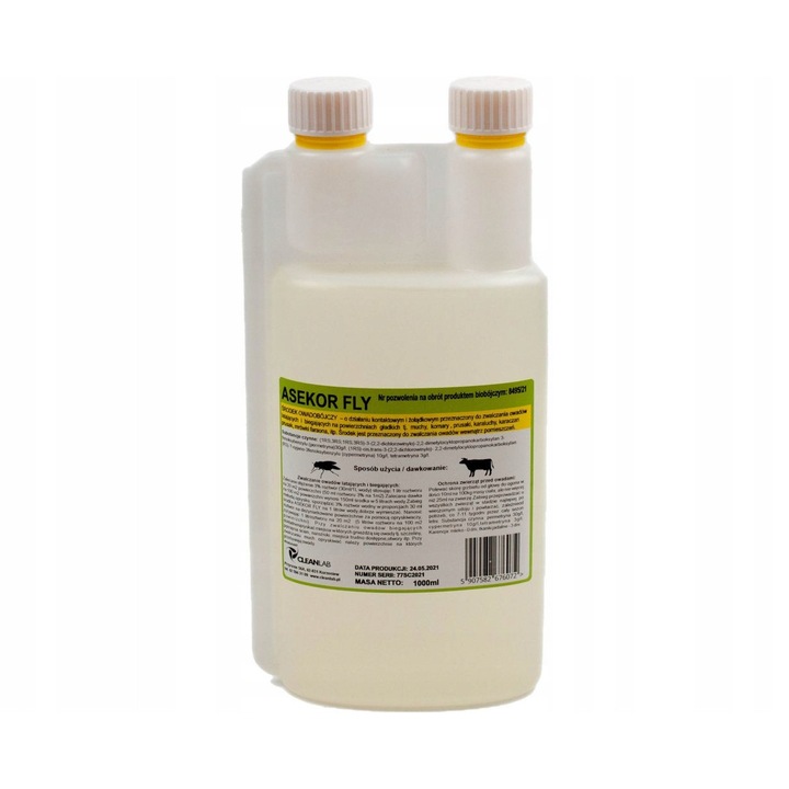 Preparat pentru combaterea insectelor, 1000 ml, fara culoare, dedicat pentru cai