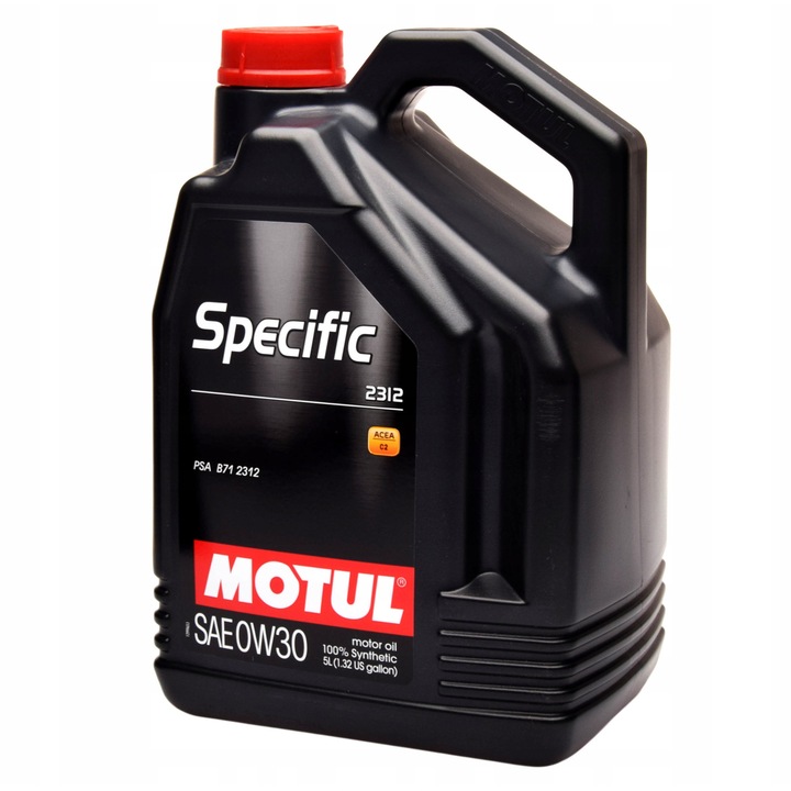 Ulei motor Motul Specific 2312 0W30, 5L, compatibil cu PSA B71 2312, pentru motoare diesel si benzina