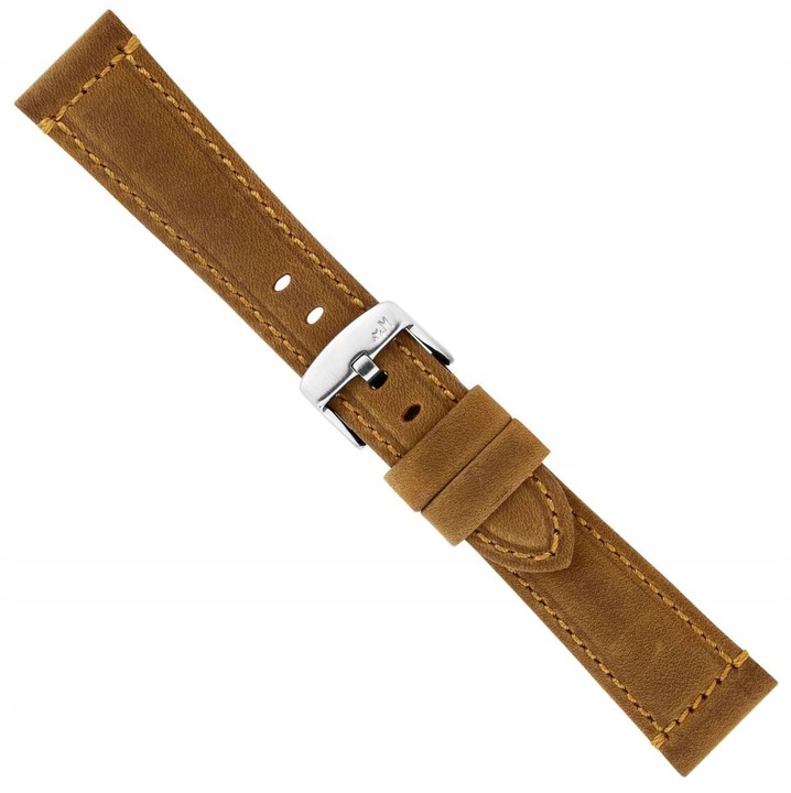 Curea de ceas, Morellato, 20mm, piele nubuck, culoare maro