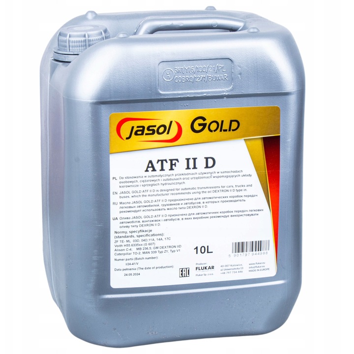 Ulei cutie viteze ATF II D 10L, Jasol, mineral, compatibil cu standarde OEM