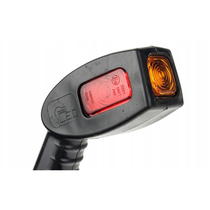 LED-es helyzetjelző lámpa 12V 24V bal 178mm, Kamar, vízálló, könnyű szerelés