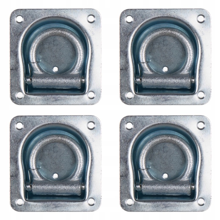Suport de podea pentru remorca, 500KG 95x100mm, set 4 bucati
