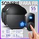 Sonerie Fara Fir/ Wireless, BYONDSELF®, pentru Usa/ Poarta, Exterior, 2 Receptoare, Distanta 300m, IP55, 110db, 55 Melodii, 5 Trepte Volum, cu Kit Montaj Perete, Negru