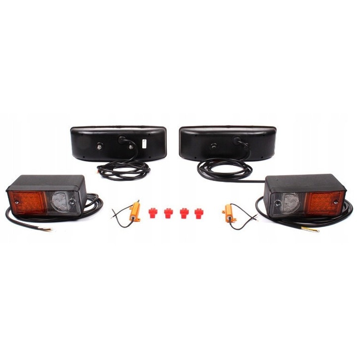 Lámpaszett LED Ursus C-360, WAS, 4 lámpa, 12-24V, 148,5x67x70mm, 287,5x100,5x60mm