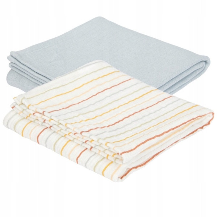 Little Dutch Sunny Stripes pelenkaszett, 70x70cm, 2 darab
