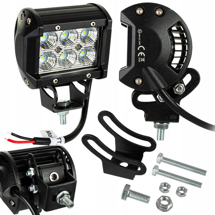 Kamar LED projektor 18W, 1800Lm, IP67, 99x80x64mm, 2 darabos szett