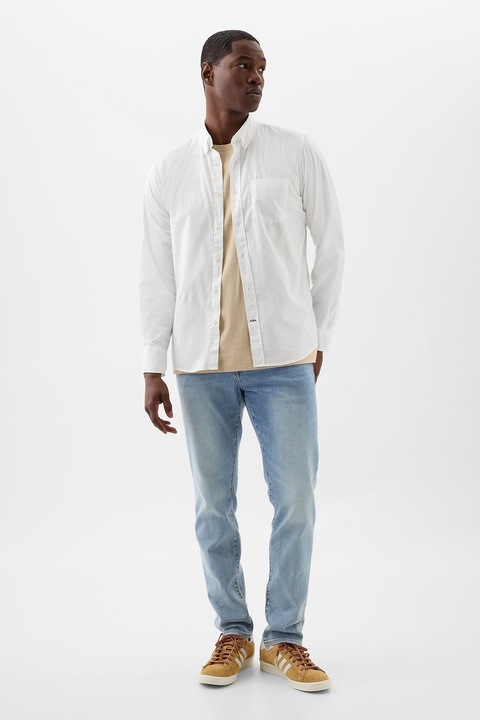 GAP, Hosszú ujjú ing mellzsebbel, Fehér