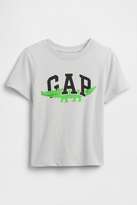 GAP, Pamutpóló logómintával, Halványszürke