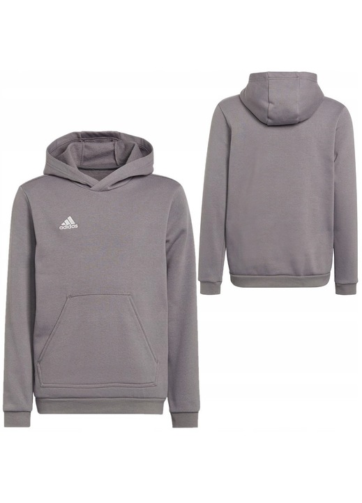 Детски суитшърт, adidas Entrada 22, сив, памук и рециклиран полиестер