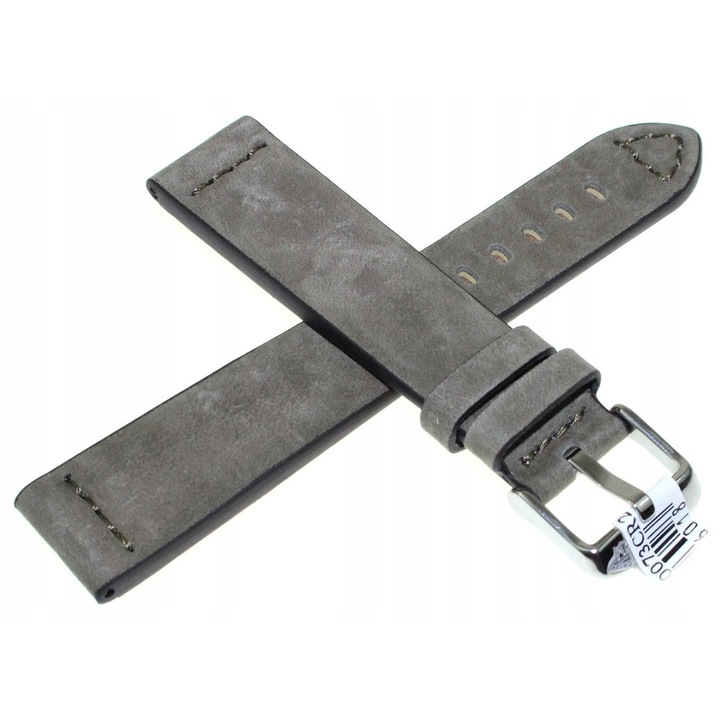 Pasek de ceas din piele naturala, Morellato, model A01X4683B90073CR20, verde, 20 mm, lungime maxima 18 cm
