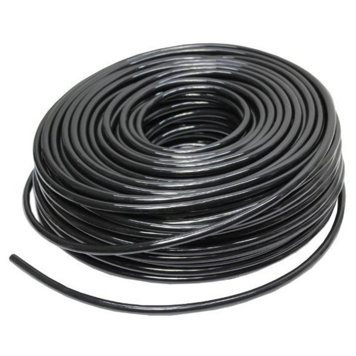 Poliuretán tömlő GMP, 12x9mm, 8m, fekete