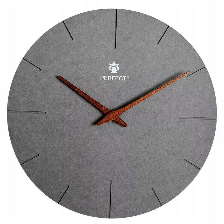 Perfect FX-4129 falióra, 30cm, szürke, kvarc szerkezet, MDF
