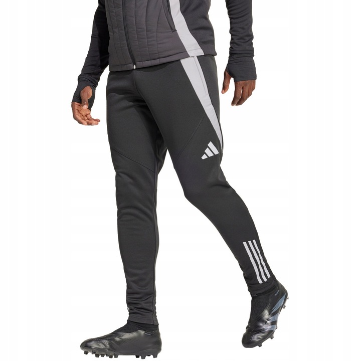 Adidas Tiro 24 Competition férfi sportnadrág, fekete, újrahasznosított poliészter, elasztikus derék