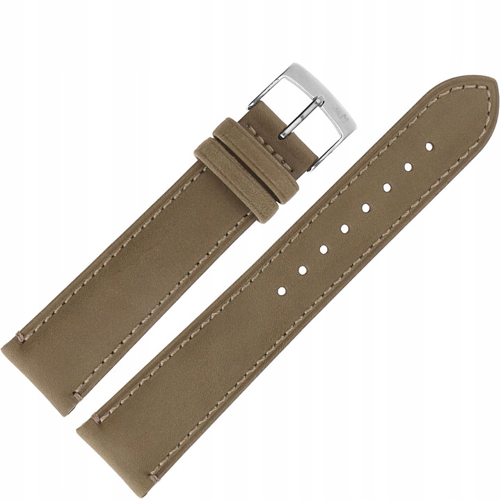 Curea de ceas din piele verde Morellato Kahlo, 20 mm, moale, antialergica, set cu telescoape