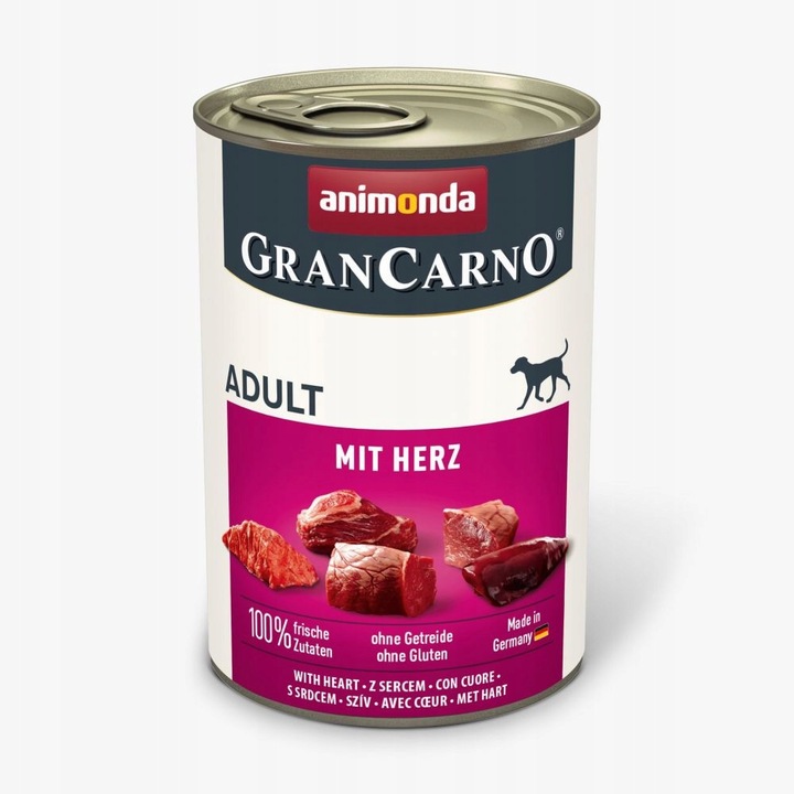 Animonda GranCarno Hrana pentru Caini Adult, Wieprzowina Sarci, 400g