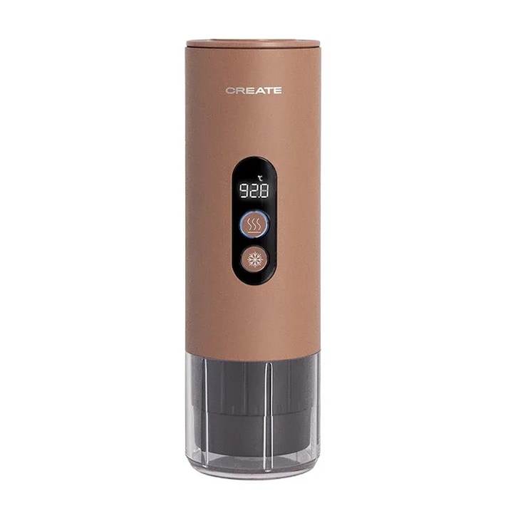 Espressor freestanding, alb cremos, 480 W, capacitate 1-6 cesti, constructie durabila