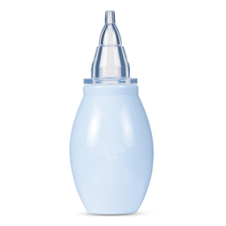 Aspirator nazal din silicon Wee Baby cod 860, ergonomic, reutilizabil, alb