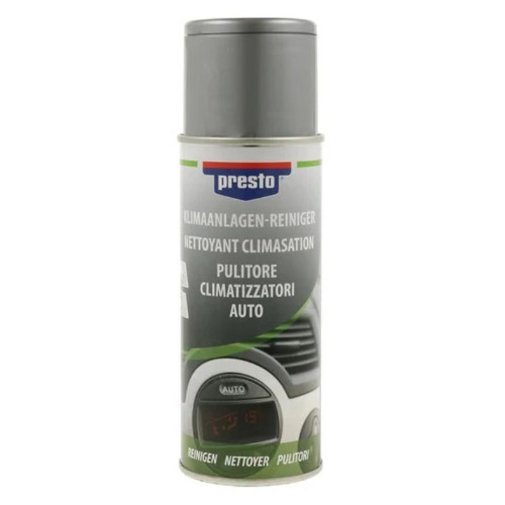 Spuma Curatare Auto Presto Airco Cleaner 400ml, igienizare climatizare, parfum proaspat